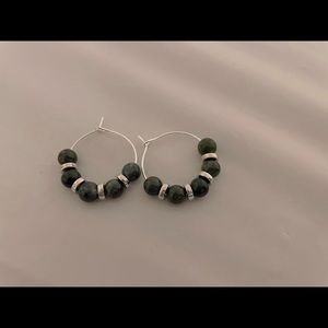 glass bead earrings